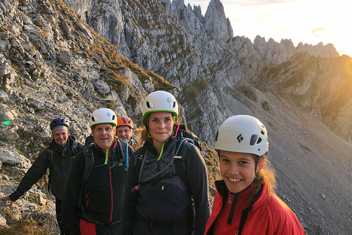 Ausflug Bergsteigen Ellmauer Halt